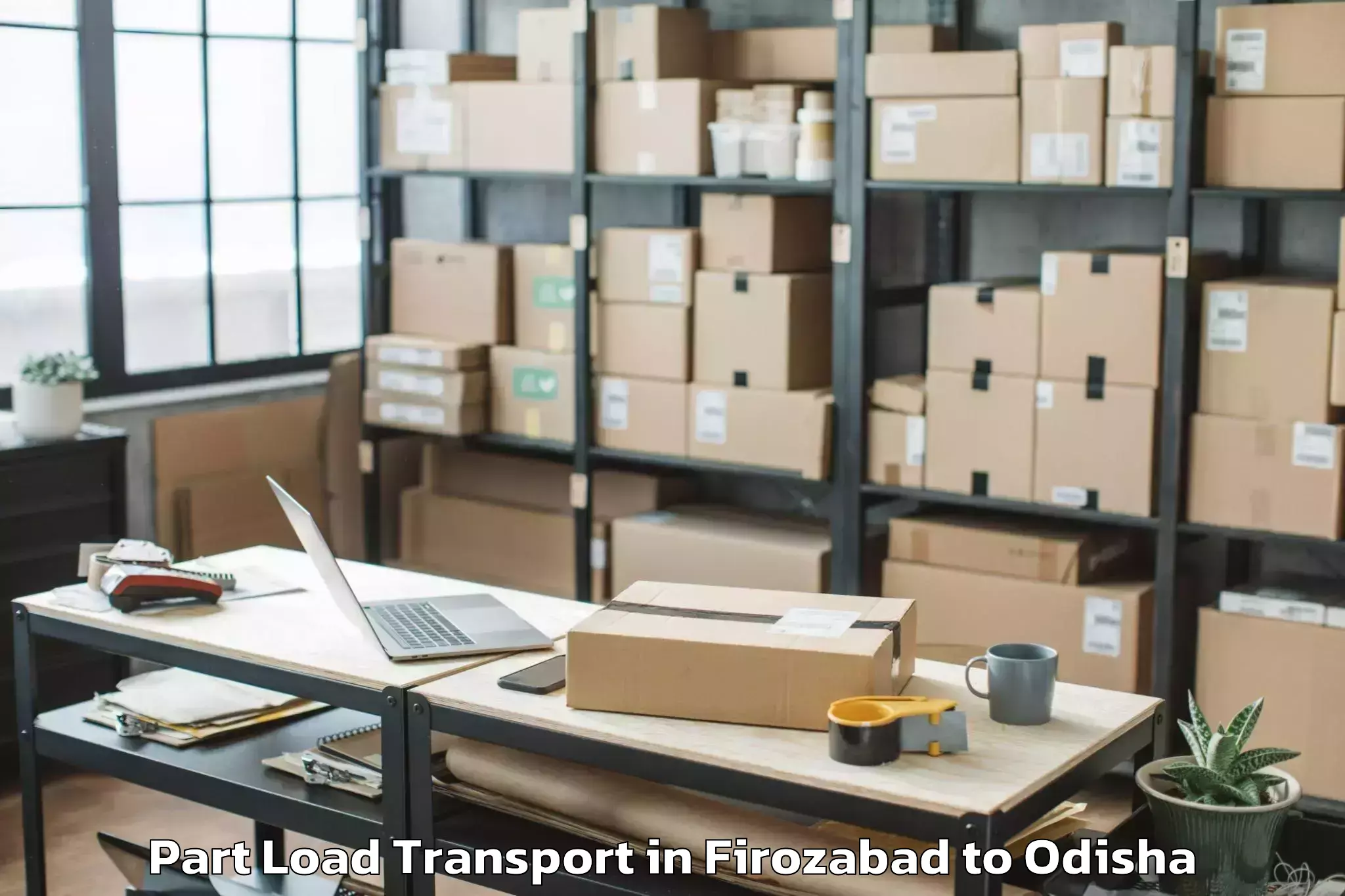 Book Your Firozabad to Khajuripada Part Load Transport Today